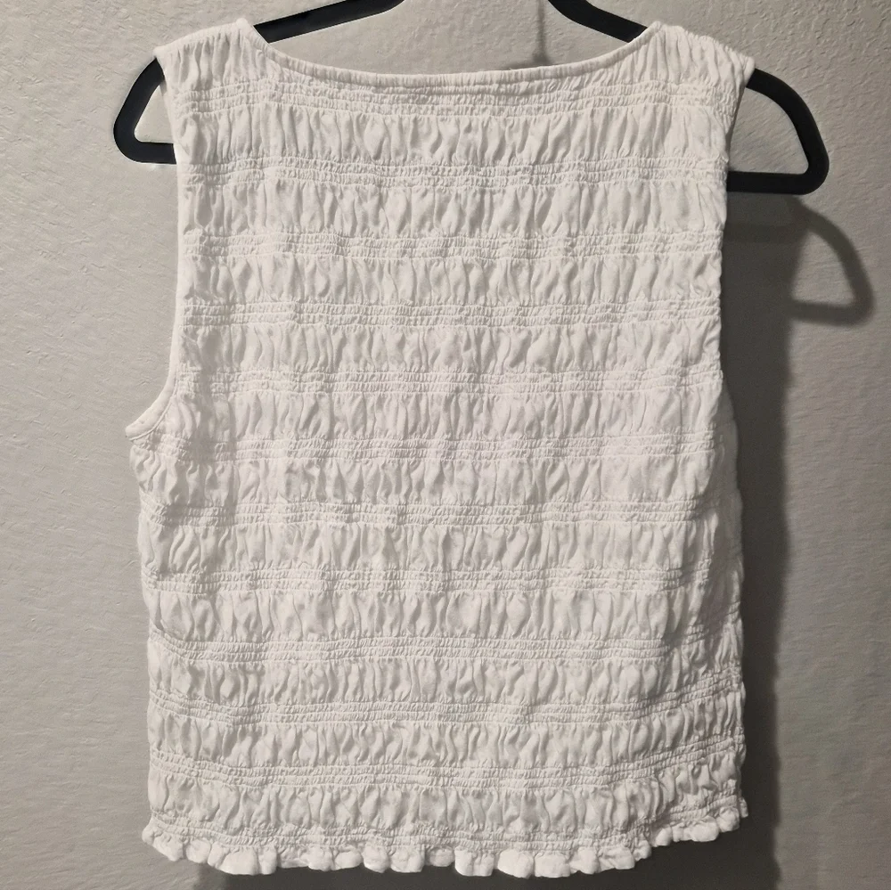 Madewell Smocked Tank Top - Picture 5 of 6